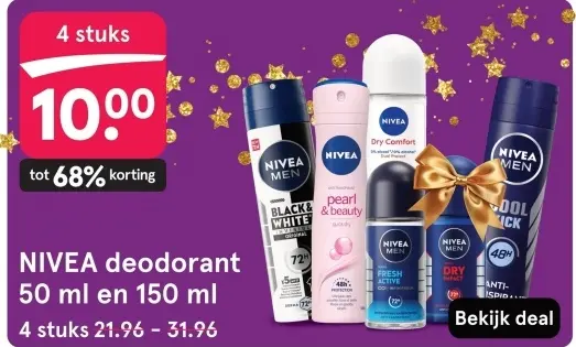 Aanbieding: NIVEA deodorant