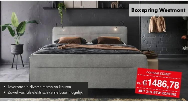 Aanbieding: Boxspring Westmont