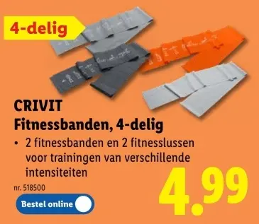 Promotie: Fitnessbanden