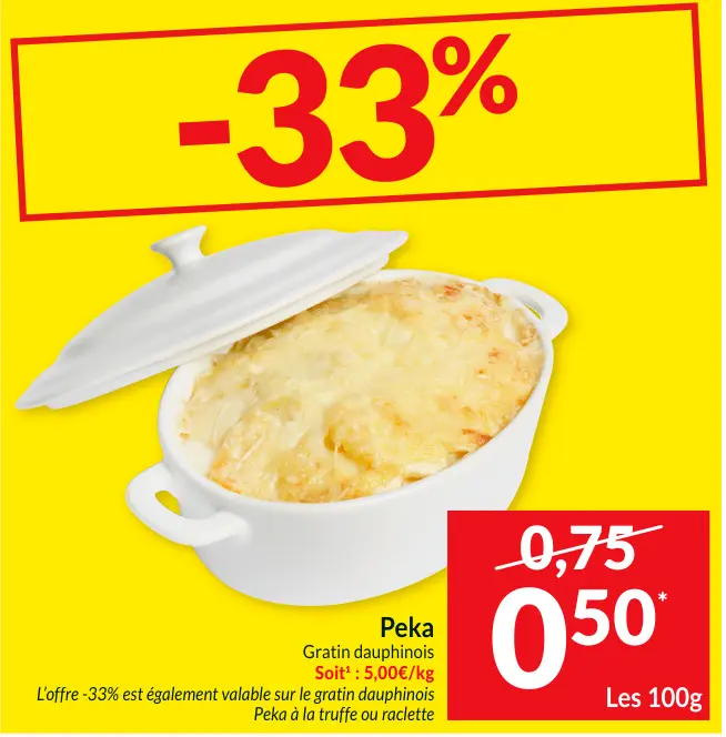 Offre: Gratin dauphinois