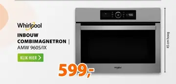 Aanbieding: Whirlpool AMW 9605/IX