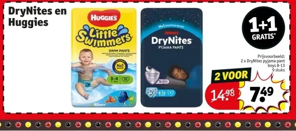 Promotie: DryNites Pyjama Pants