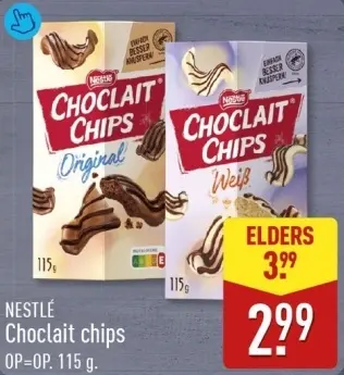Aanbieding: Choclait chips