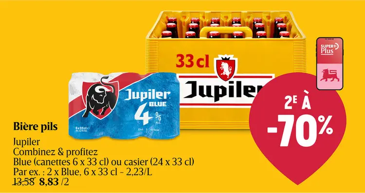Offre: Bière pils Jupiler