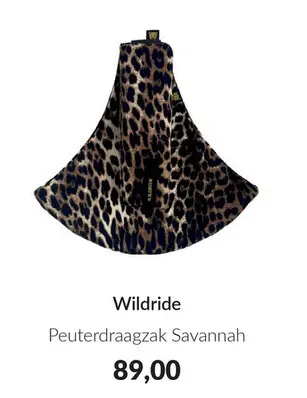 Aanbieding: Peuterdraagzak Savannah