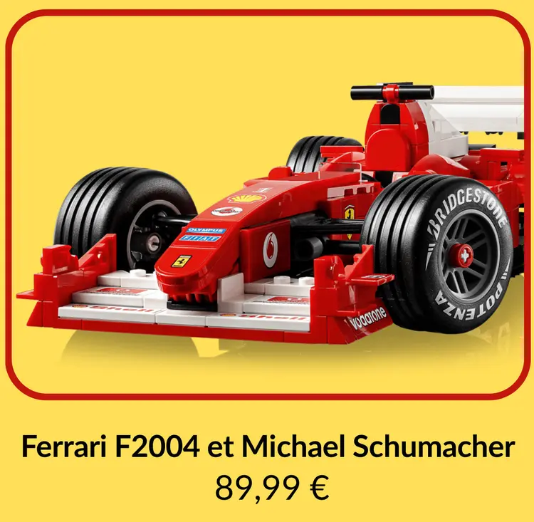 Offre: Ferrari F2004 et Michael Schumacher