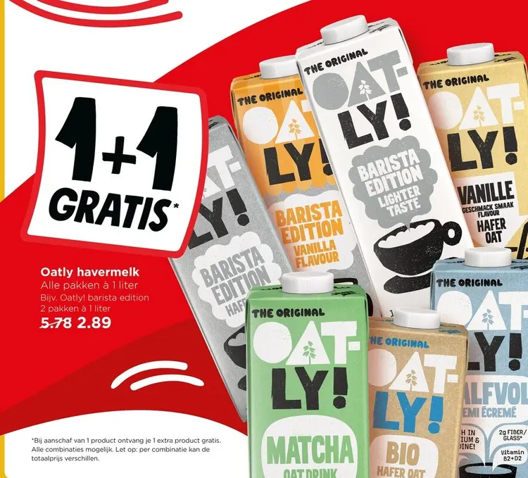 Aanbieding: Oatly havermelk