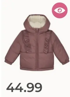 Aanbieding: Winterjas met ruches