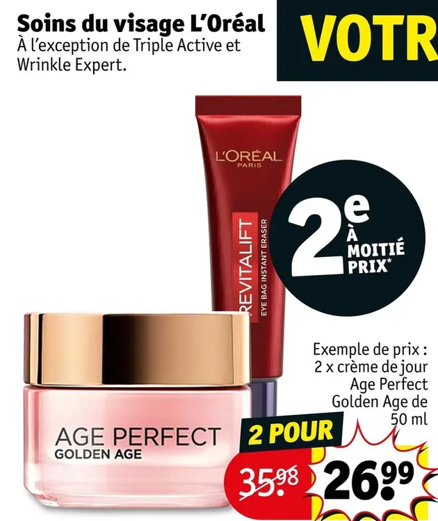 Offre: Soins du visage