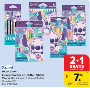 Aanbieding: kleurpotloden en -stiften Stitch