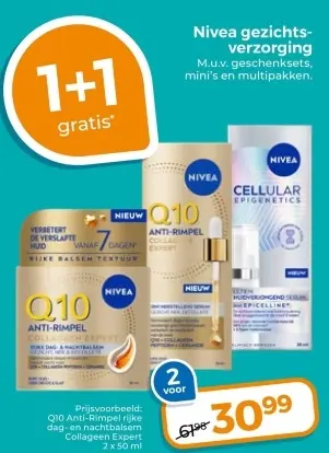 Aanbieding: Nivea gezichtsverzorging