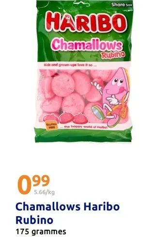 Offre: Chamallows Haribo Rubino