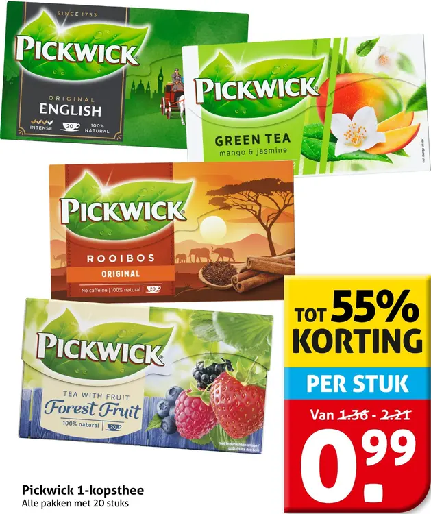 Aanbieding: 1-kopsthee