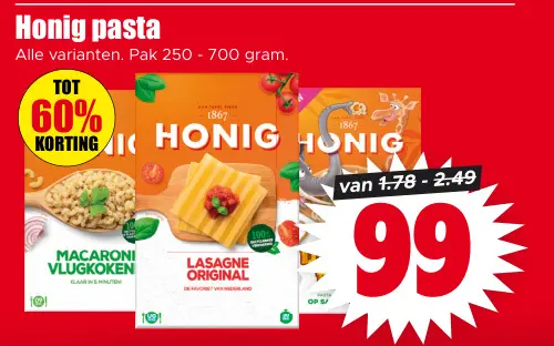 Aanbieding: pasta