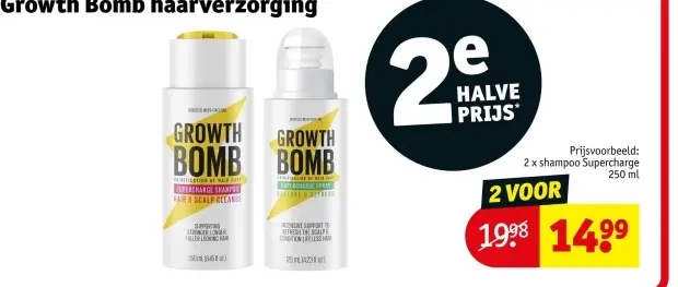 Promotie: Growth Bomb haarverzorging