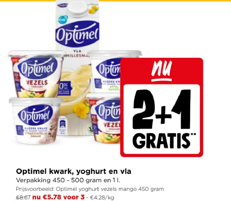 Promotie: Kwark, yoghurt en vla