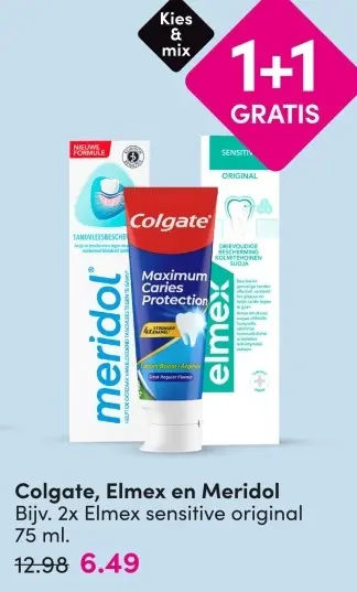 Aanbieding: Colgate, Elmex en Meridol