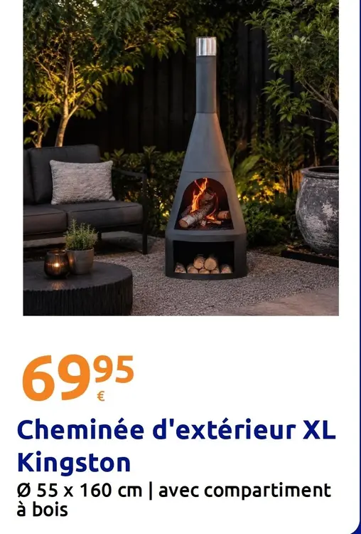 Offre: Cheminée d'extérieur XL Kingston