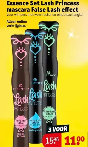 Aanbieding: Essence Set Lash Princess mascara False Lash effect