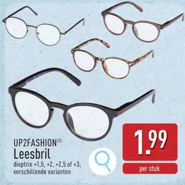 Promotie: Lunettes de lecture
