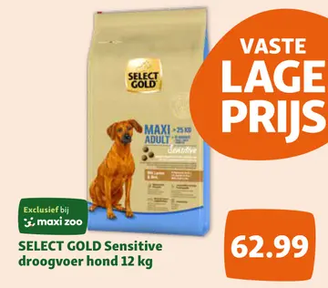 Aanbieding: SELECT GOLD Sensitive droogvoer hond