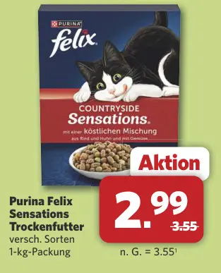 Aanbieding: Felix Sensations Trockenfutter