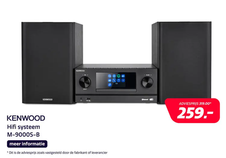 Aanbieding: Kenwood EC M-9000S-B