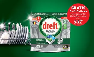 Aanbieding: Dreft Platinum vaatwastabletten