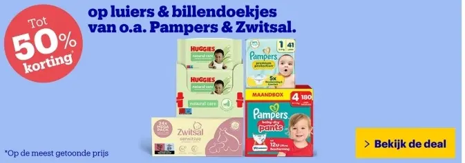 Aanbieding: Luiers & billendoekjes