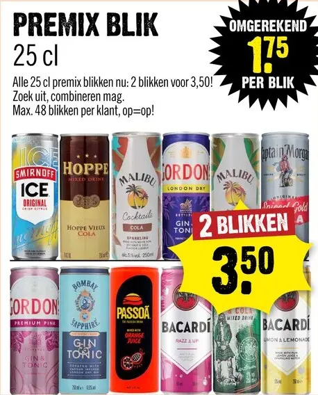 Aanbieding: Premix Blik
