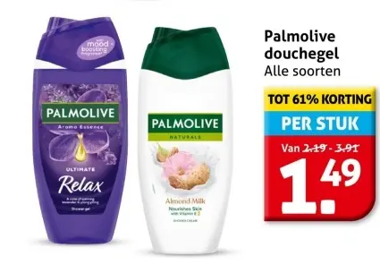 Aanbieding: Palmolive douchegel