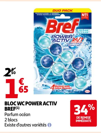 Offre: Bloc wc power activ