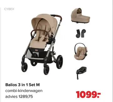 Aanbieding: Balios 3 in 1 Set M