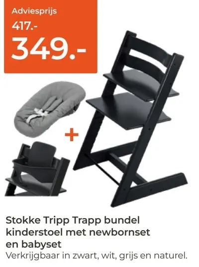 Aanbieding: Stokke Tripp Trapp bundel kinderstoel met new