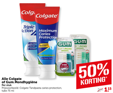 Aanbieding: Colgate Tandpasta caries protection