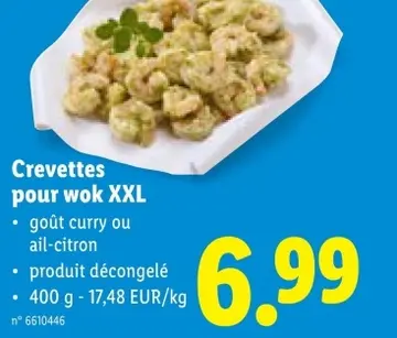 Offre: Crevettes pour wok XXL