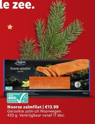 Aanbieding: Noorse zalmfilet