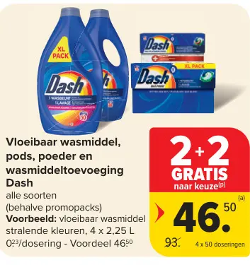 Promotie: Vloeibaar wasmiddel, pods, poeder en wasmidde