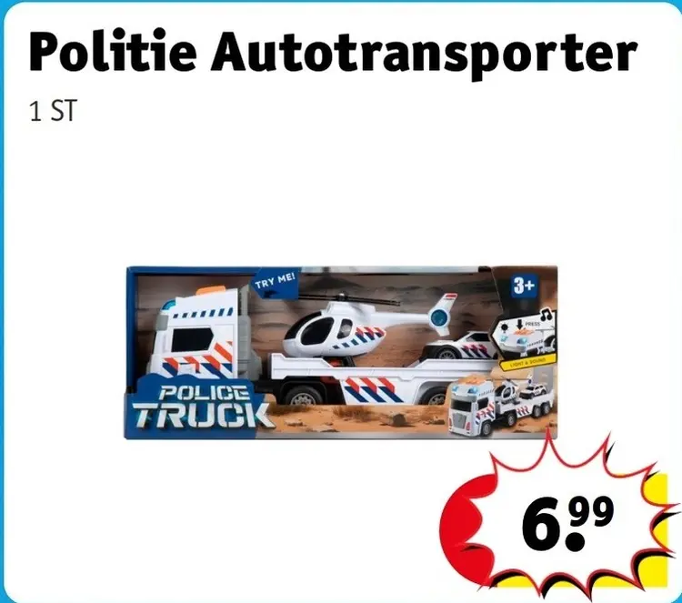 Aanbieding: Politie autotransporter