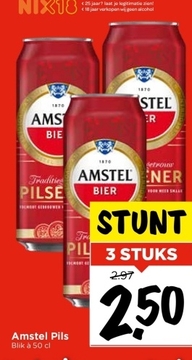 Aanbieding: Amstel Pils Blik