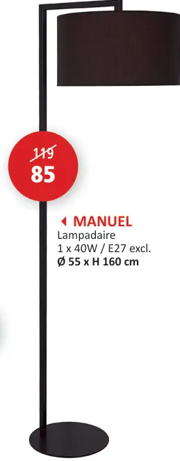 Offre: MANUEL Lampadaire
