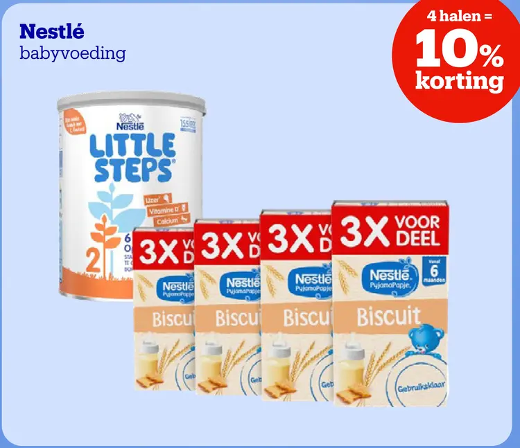 Promotie: Little Steps PyjamaPapje Biscuit