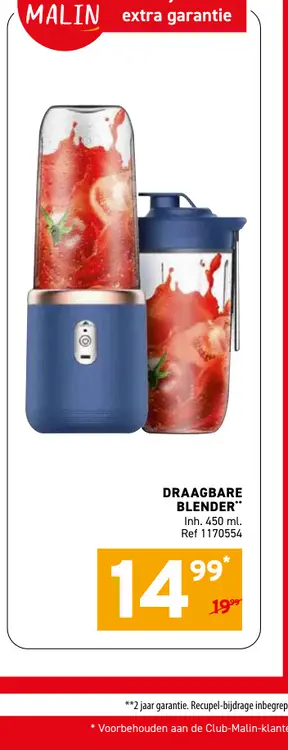 Promotie: Draagbare blender