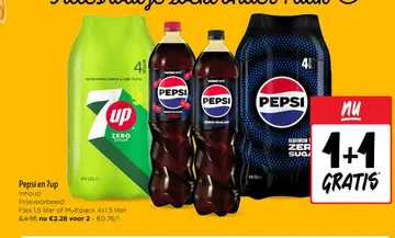 Aanbieding: Pepsi en 7up