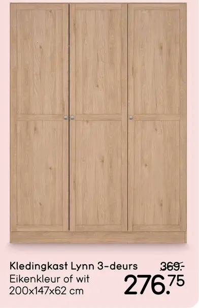 Aanbieding: Kledingkast Lynn 3-deurs