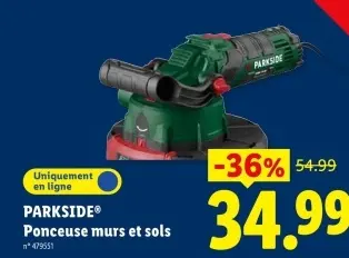 Offre: Ponceuse murs et sols