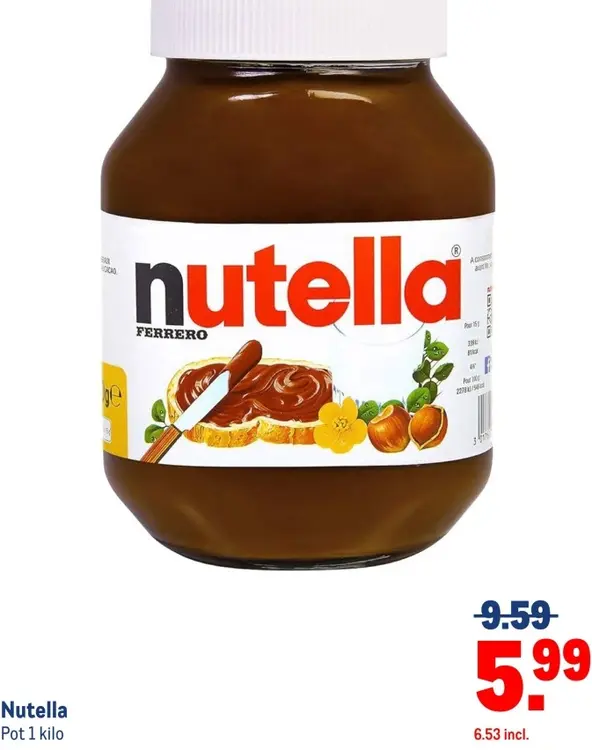 Aanbieding: Nutella