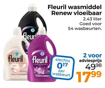 Aanbieding: Wasmiddel Renew vloeibaar