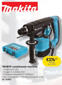 Aanbieding: HR2811F combihamer machine