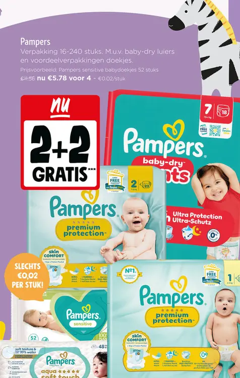 Promotie: Pampers
